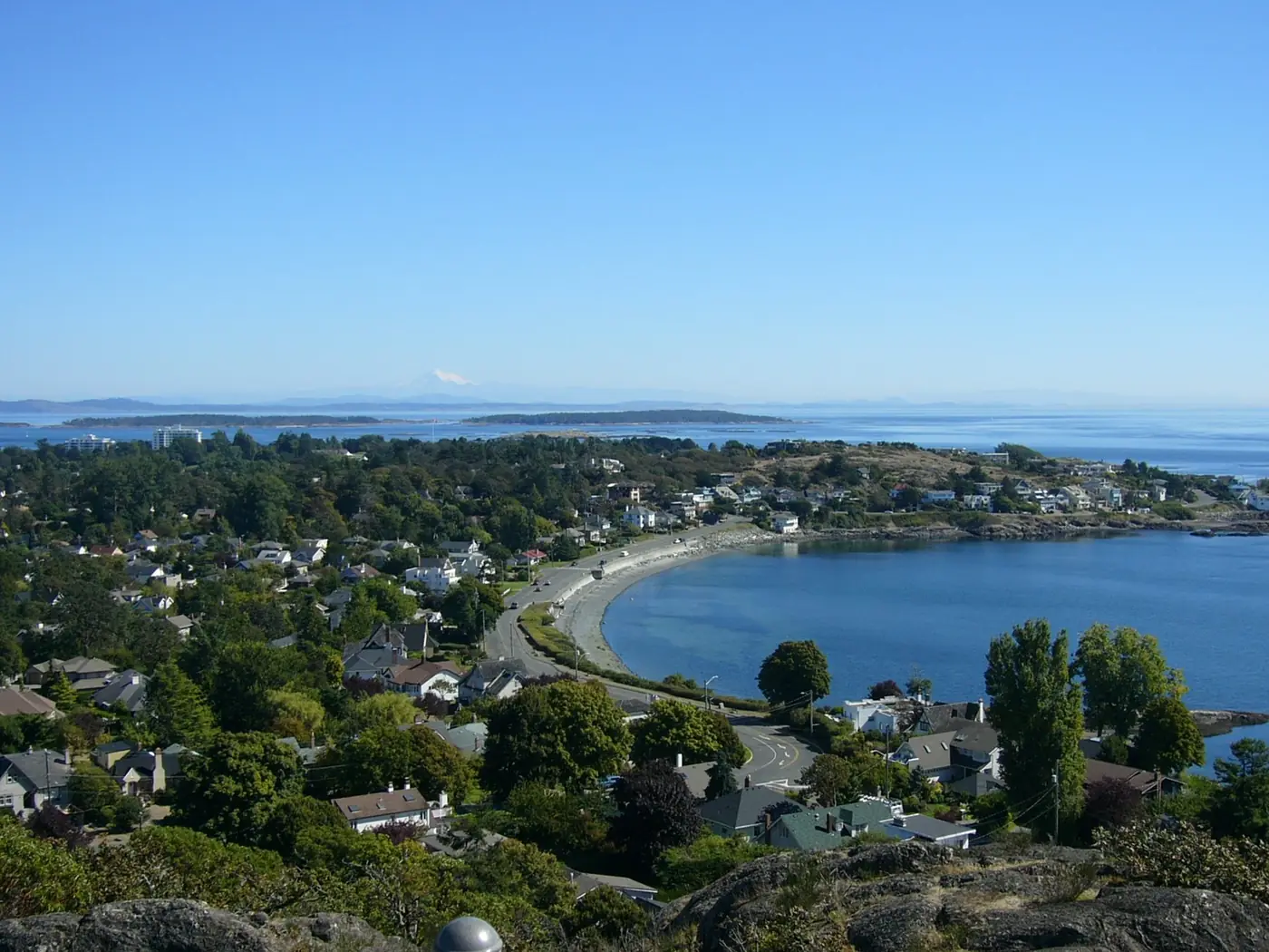 McNeill Bay and Mount Baker seen from Walbran Park on Gonzales Hill